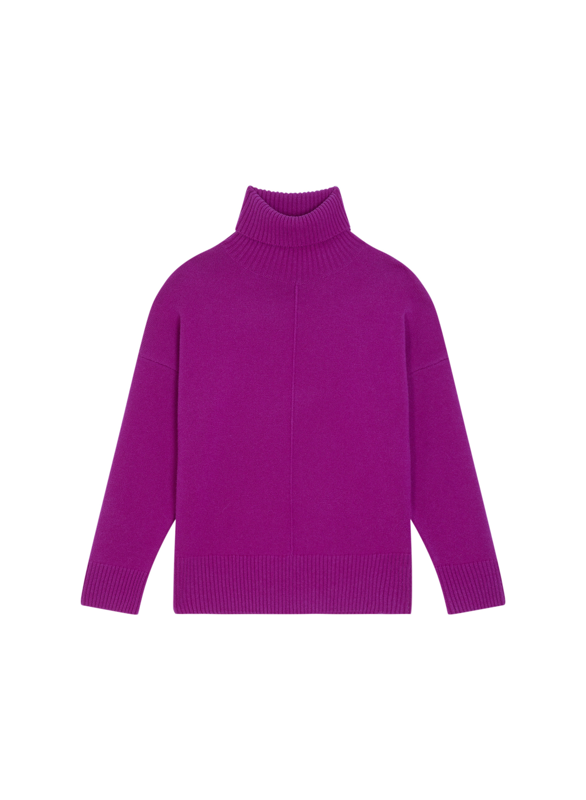 Turtleneck sweater with cashmere slits - Adena