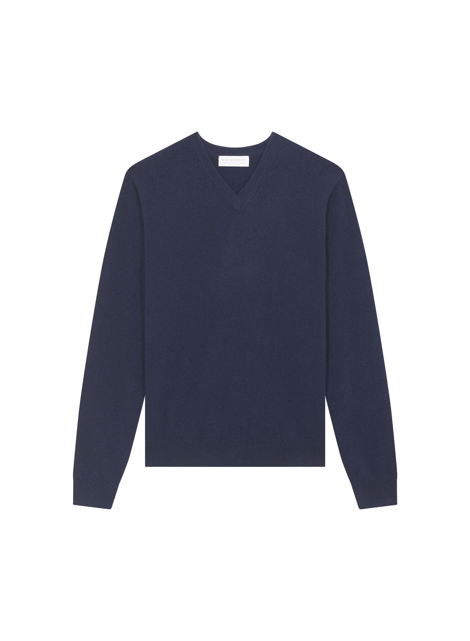 Pull col V en cachemire - Evann 7852 celadon - 94 Vert amande