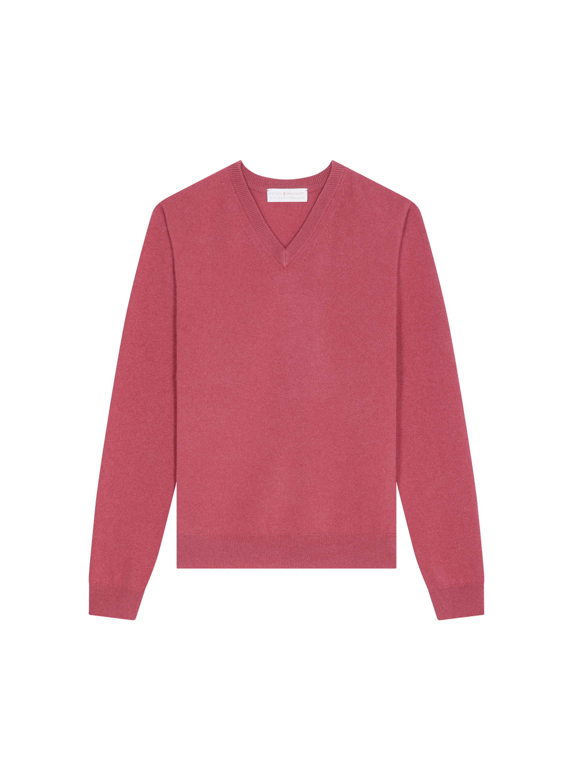 Pull col V en cachemire - Evann 7852 celadon - 94 Vert amande