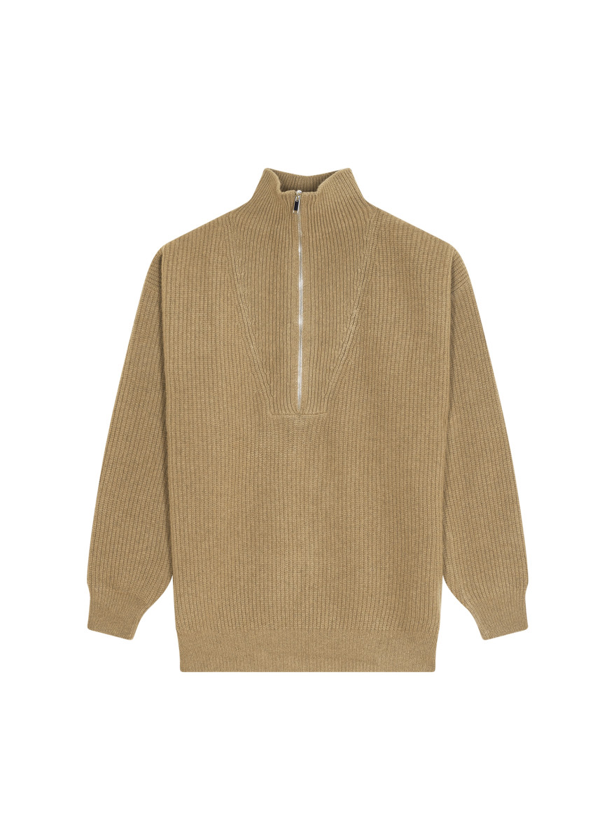 Cashmere-blend turtleneck sweater - French