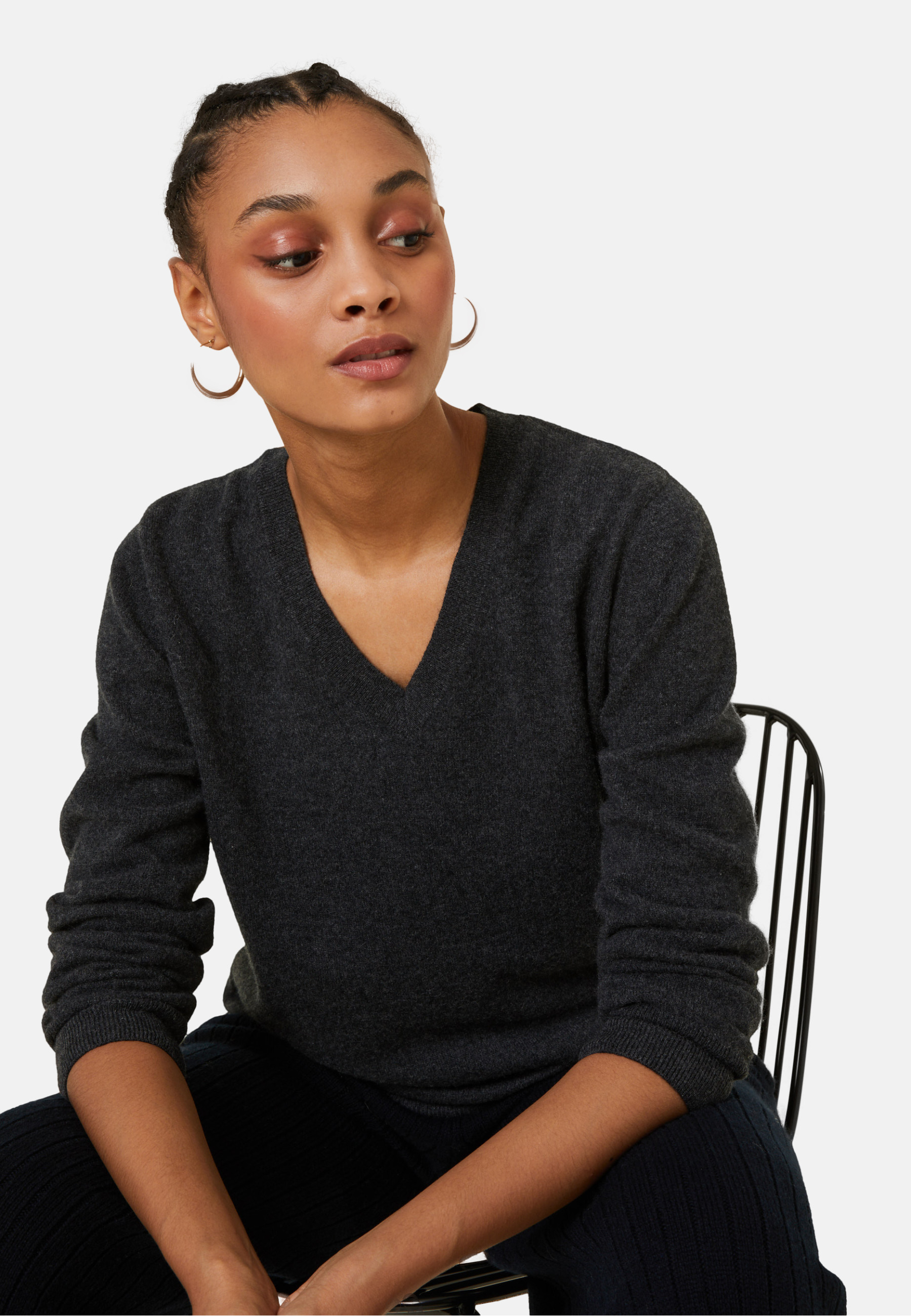 Cashmere V-neck sweater - Abel