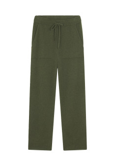 Pants with pockets in wool and cashmere - Fabri