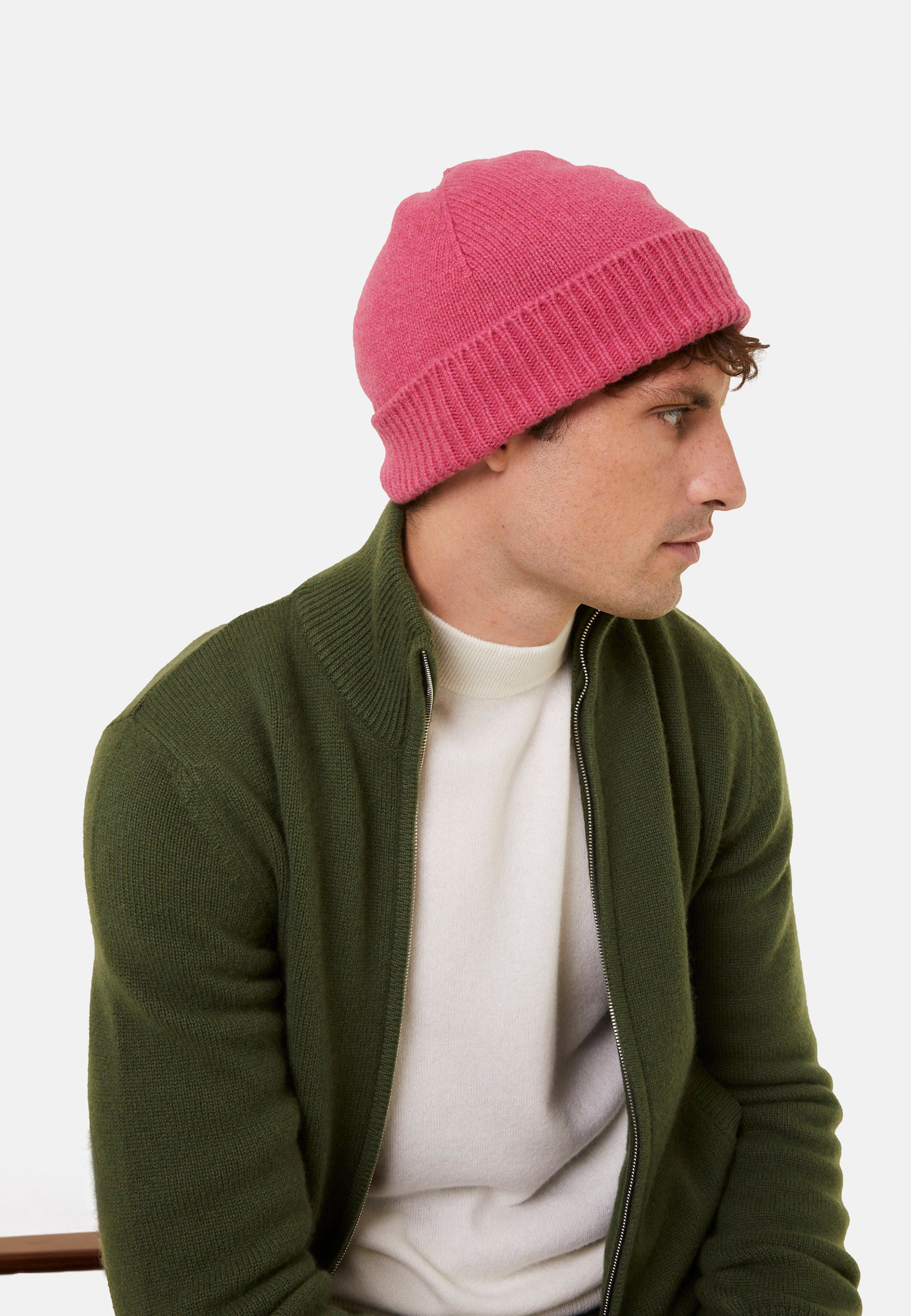 Bonnet unisexe en cachemire et laine recyclés - Gad