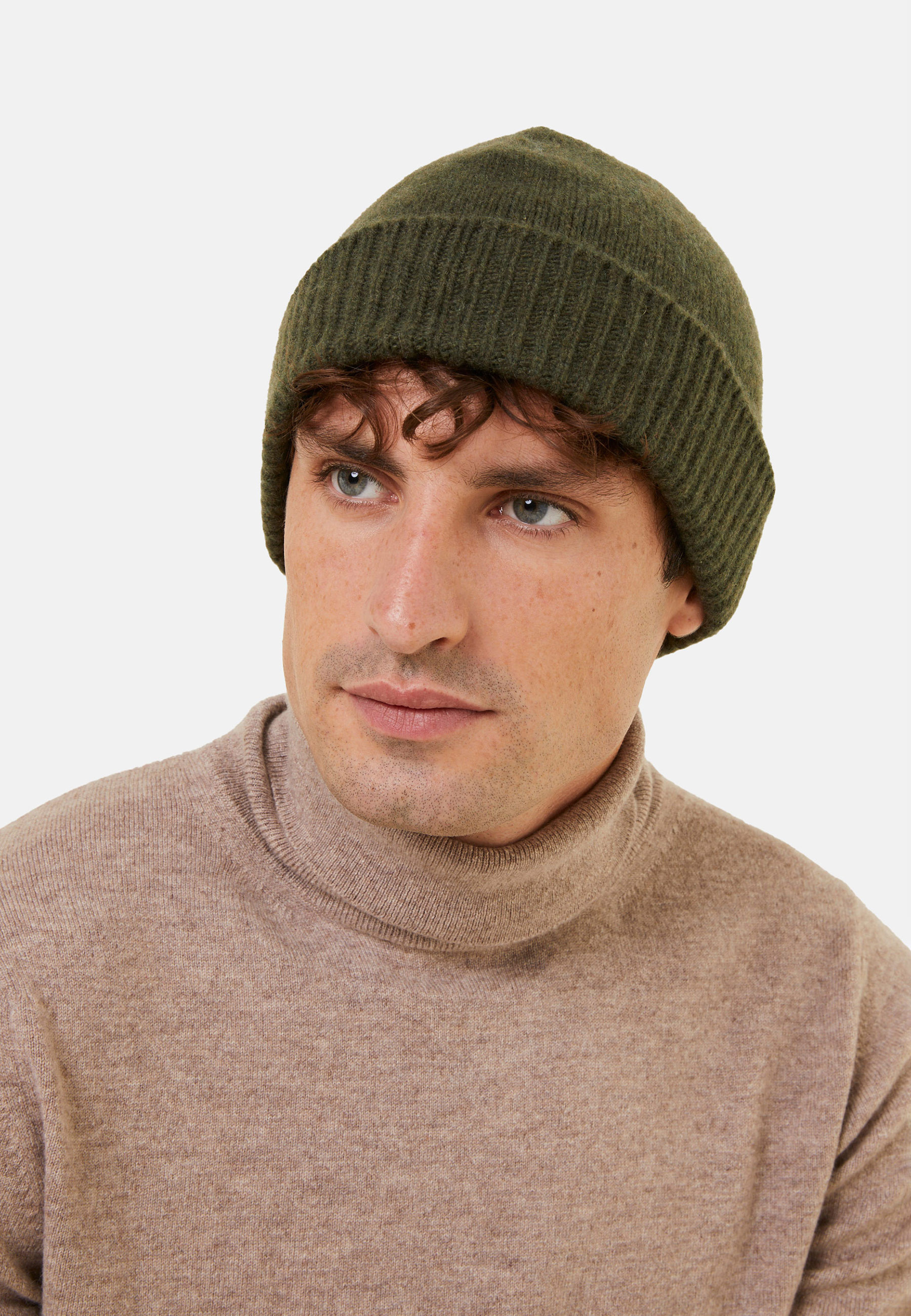 Unisex beanie in recycled cashmere and wool - Gad
