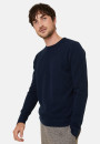 Pull col rond en cachemire finitions roulotées - Ernest