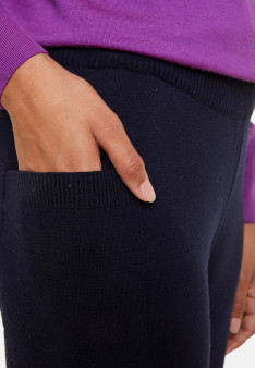 Merino wool pocket pants - Gaetane