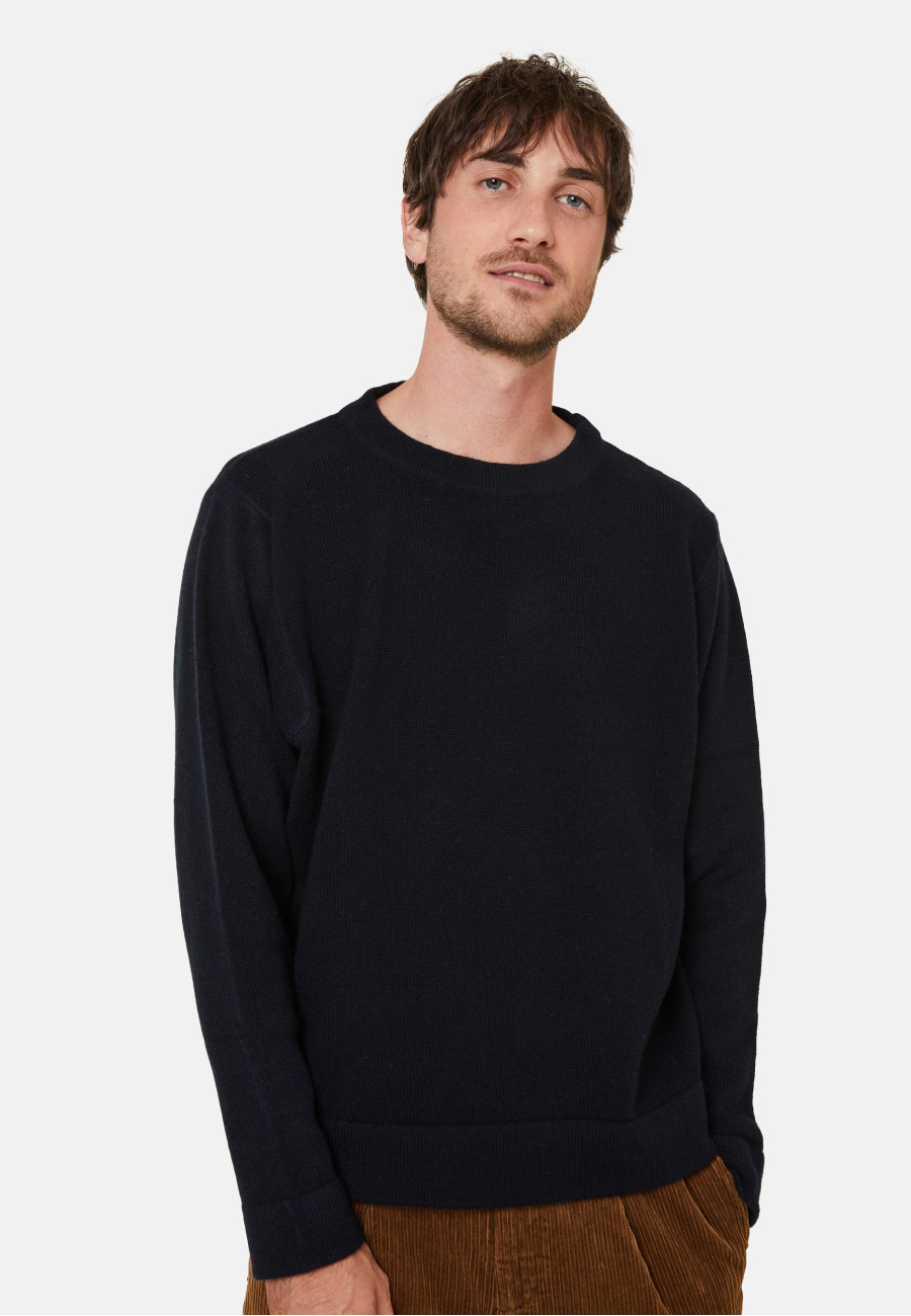 Wool and cashmere round neck sweater - Fado