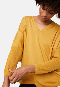 Merino wool bat sleeves sweater - Boxe