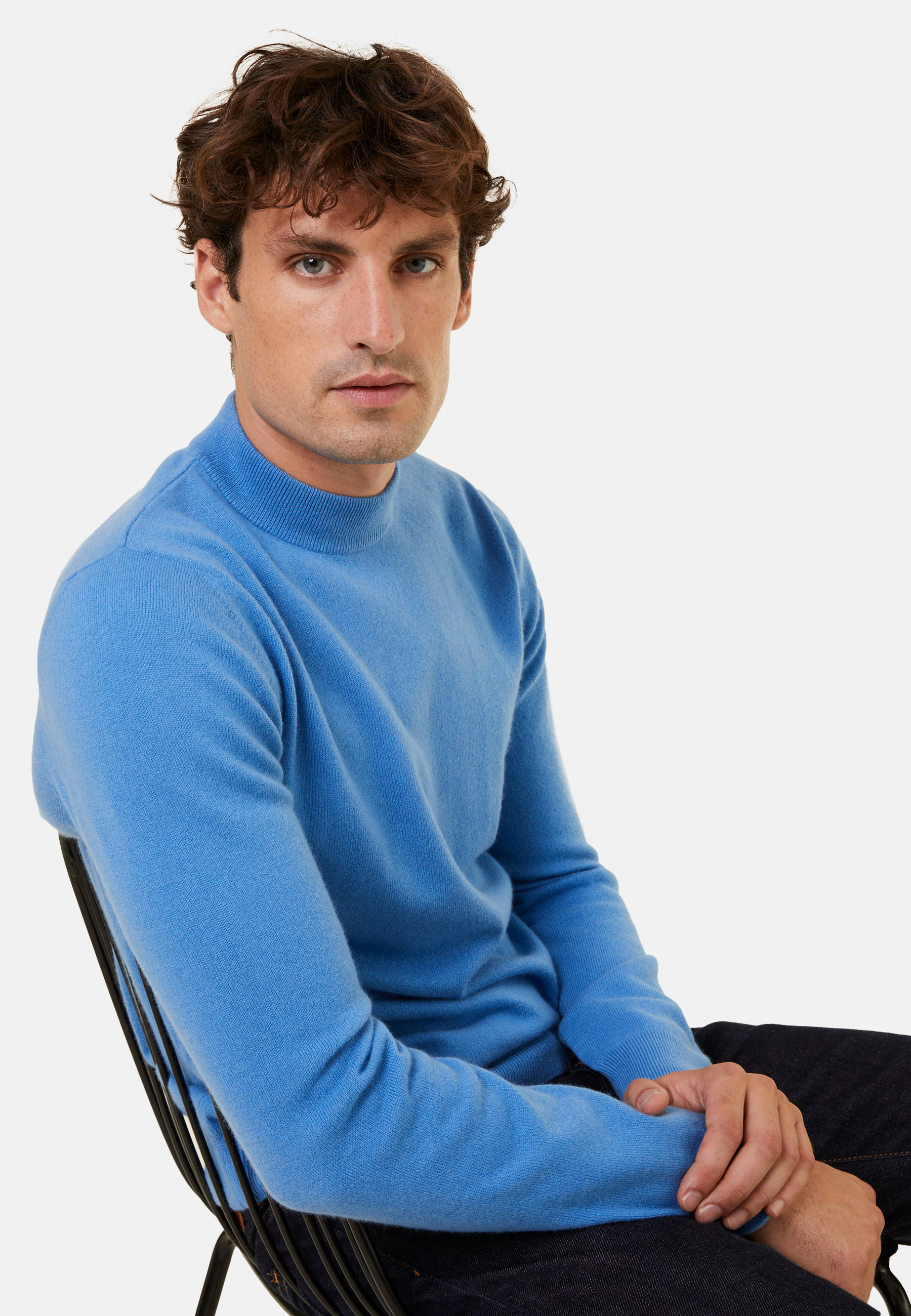 Pull col montant en cachemire - Esteban