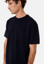 Loose t-shirt with pocket in merino wool - Florentin