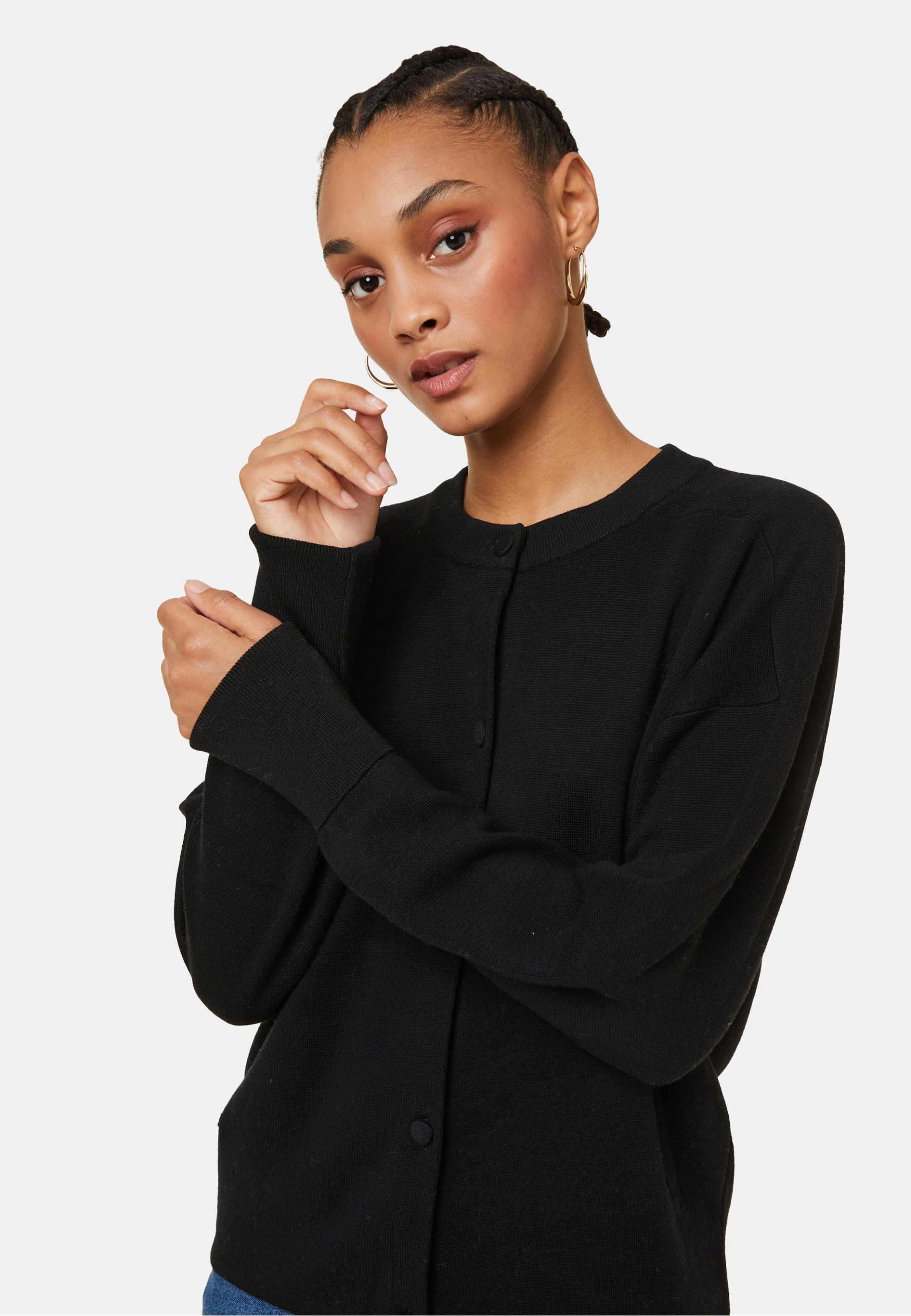 Veste boutonnée à poches en laine mérinos - Gaspard