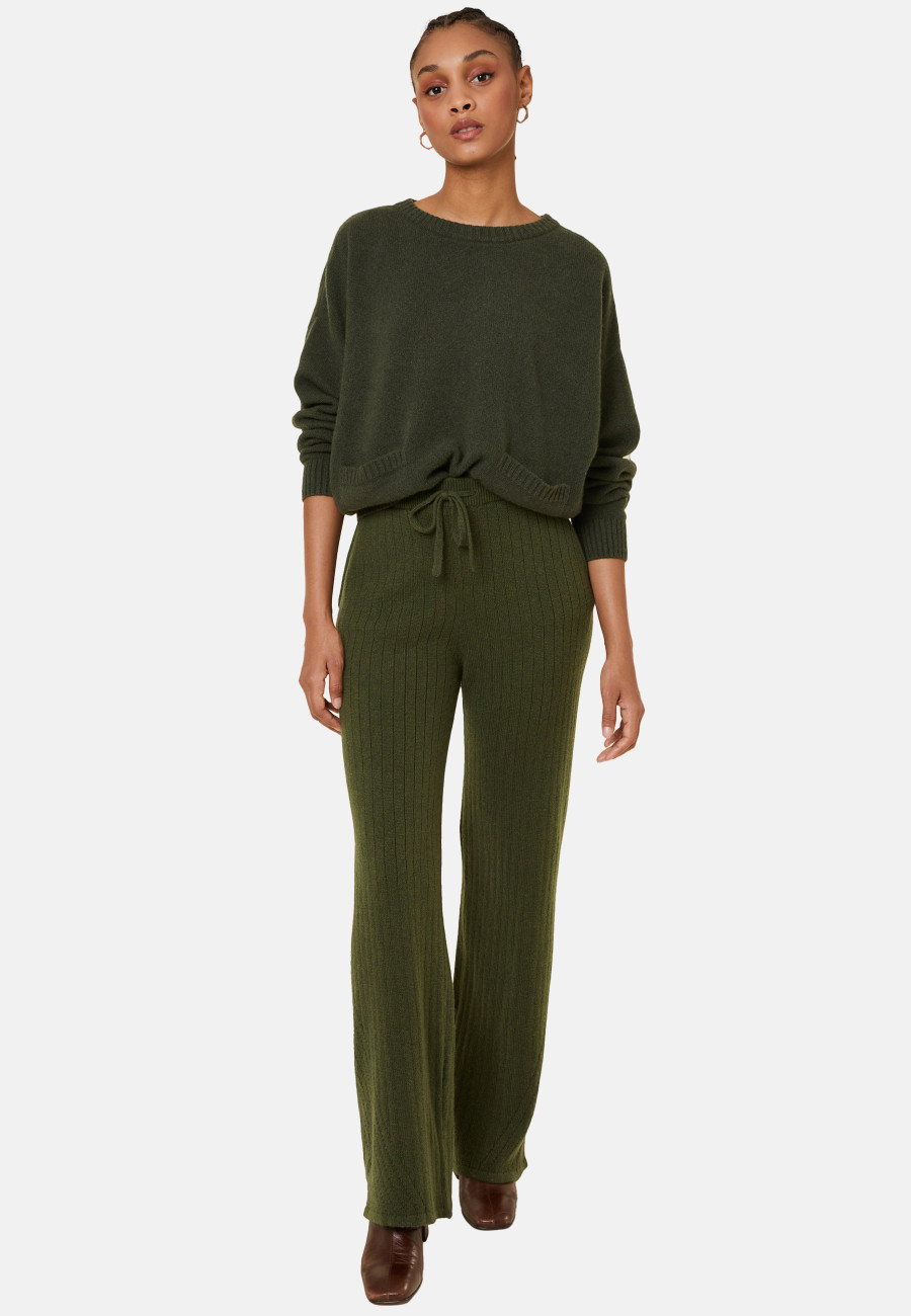 Cropped wool and cashmere turtleneck sweater - Galya