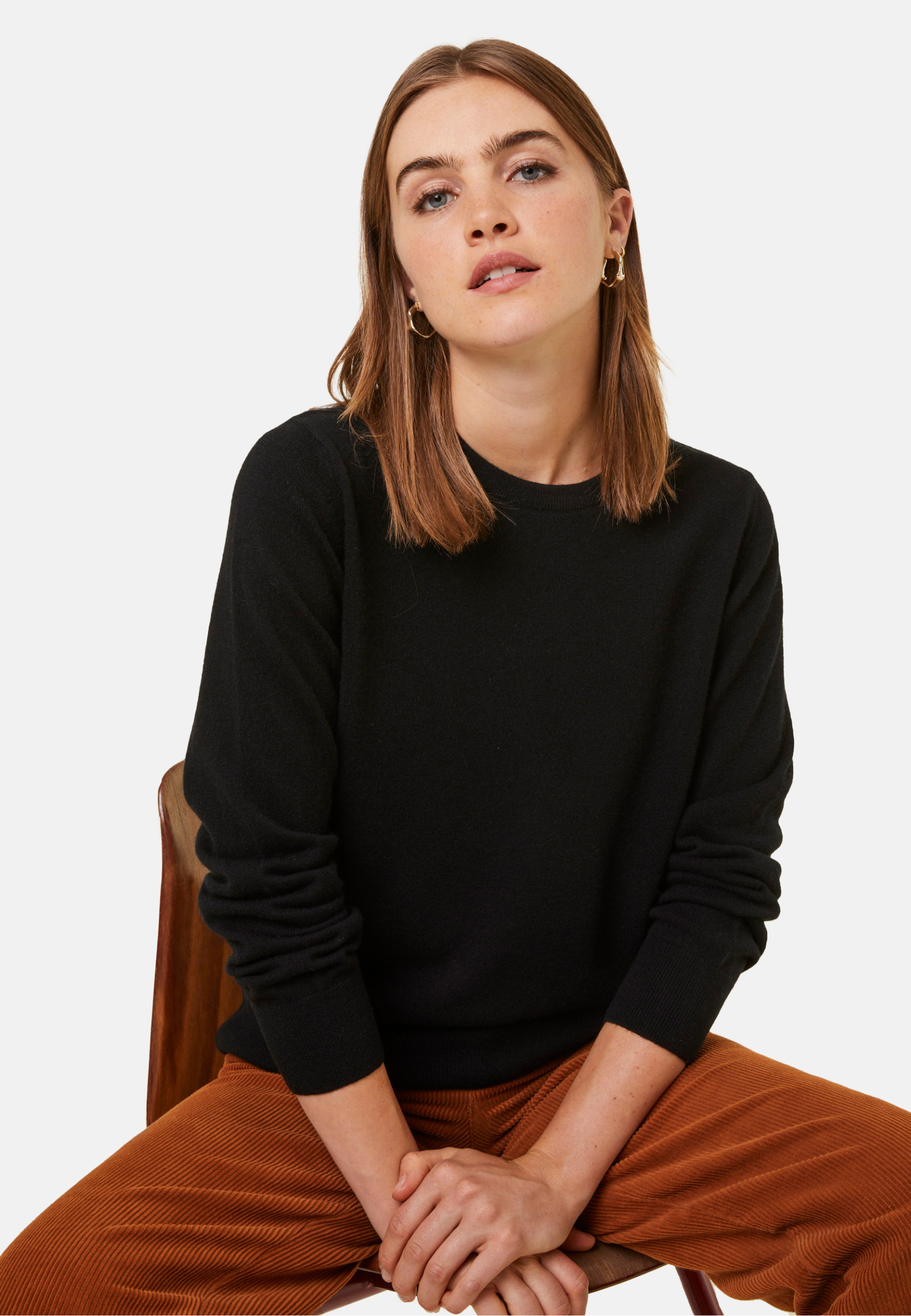 Pull col rond en cachemire - Abeline