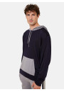 Hoodie à capuche avec poches en Fil lumière et laine mérinos - Flavien