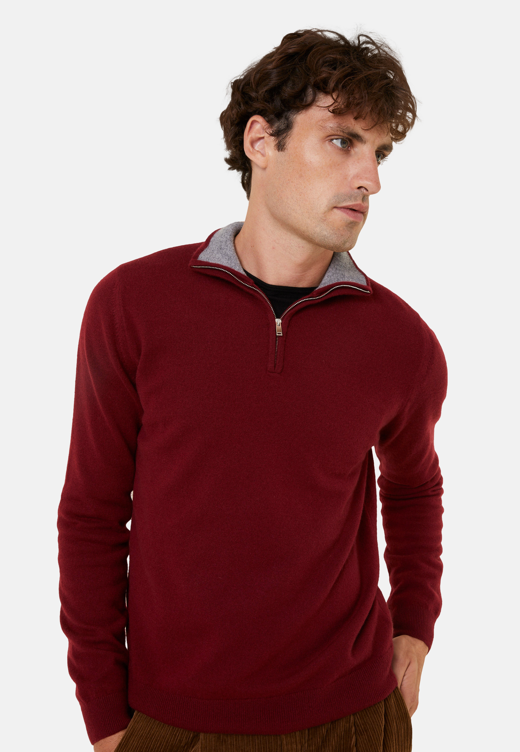 Pull col camionneur en cachemire - Emile
