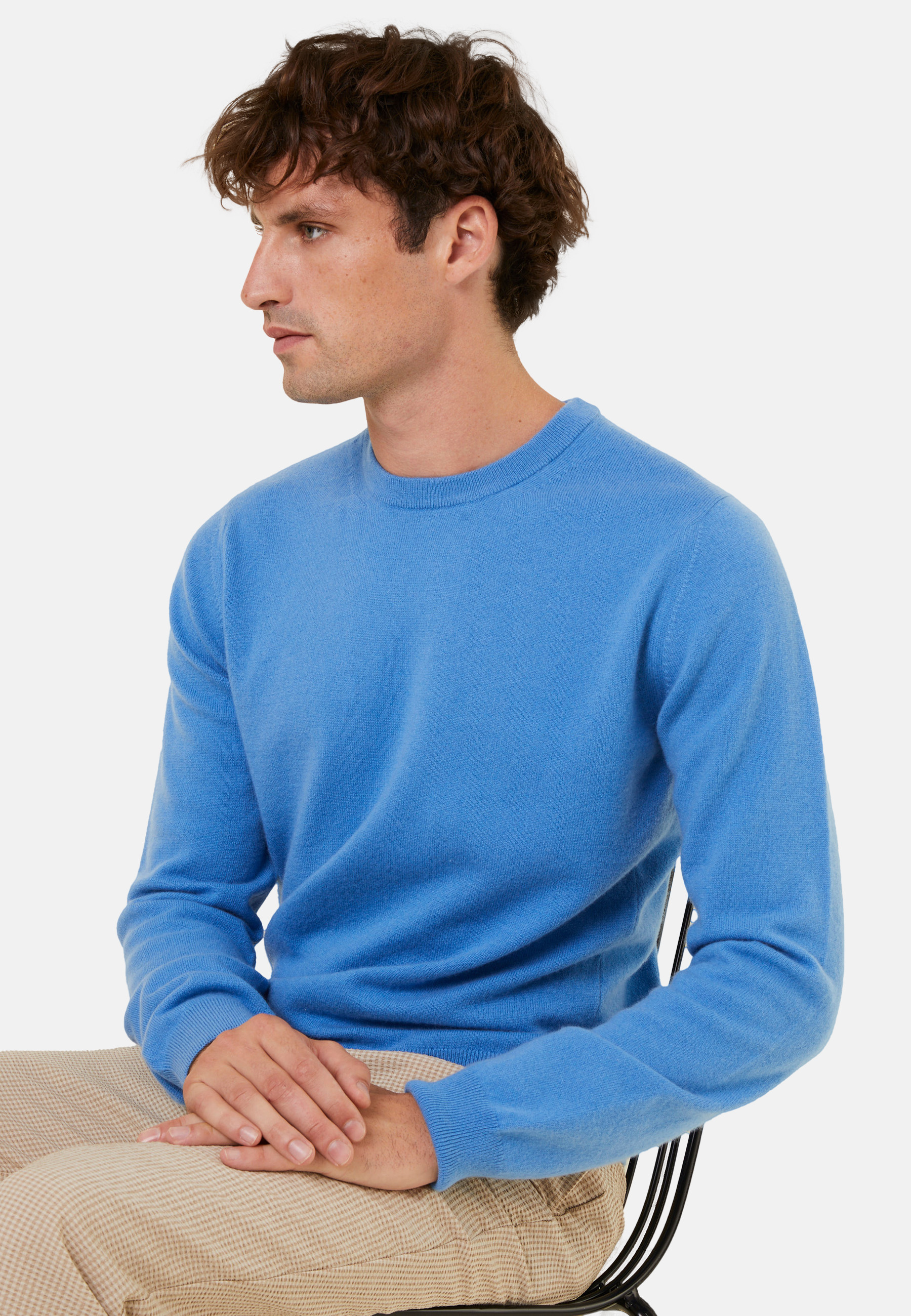 Pull col rond en cachemire - Evain