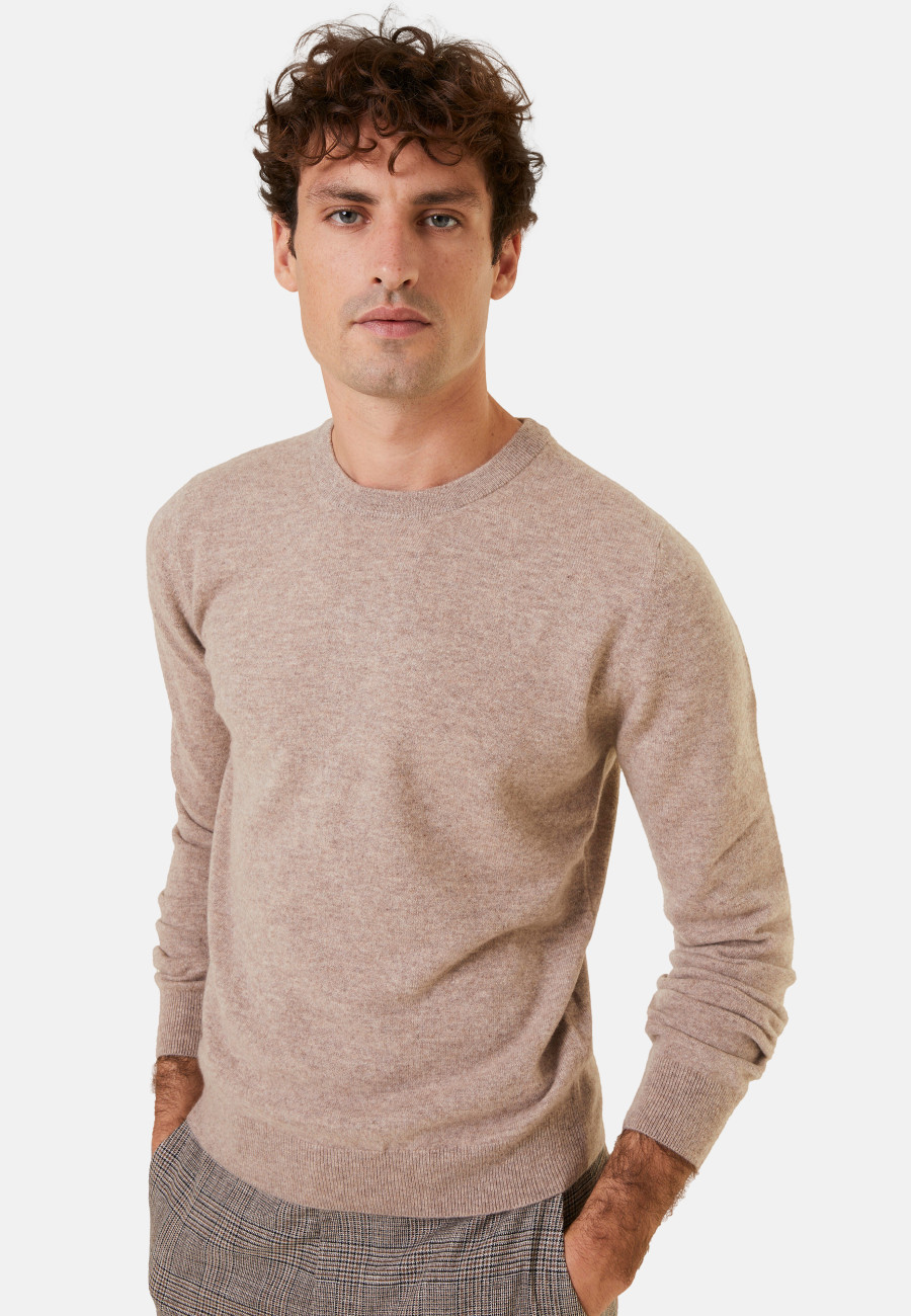 Cashmere round neck sweater - Evain