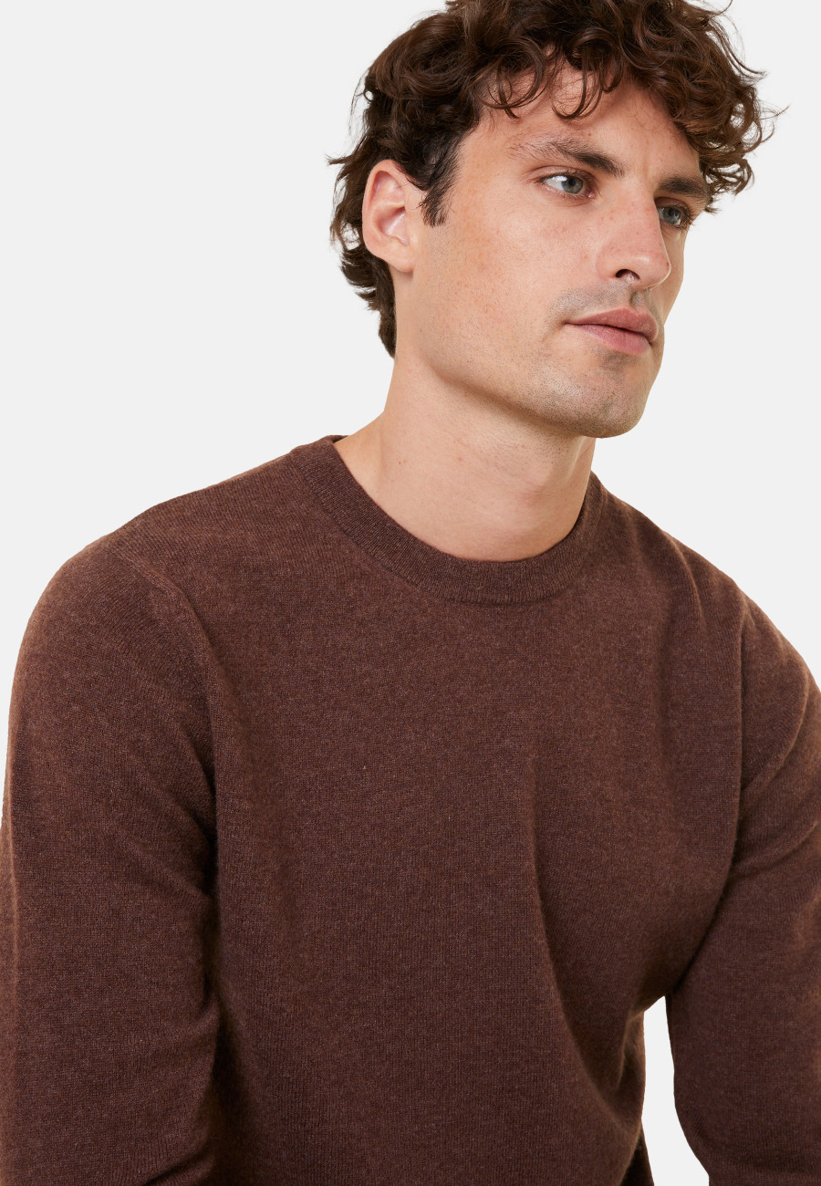 Pull col rond en cachemire - Evain