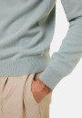 Pull col V en cachemire - Evann 7852 celadon - 94 Vert amande