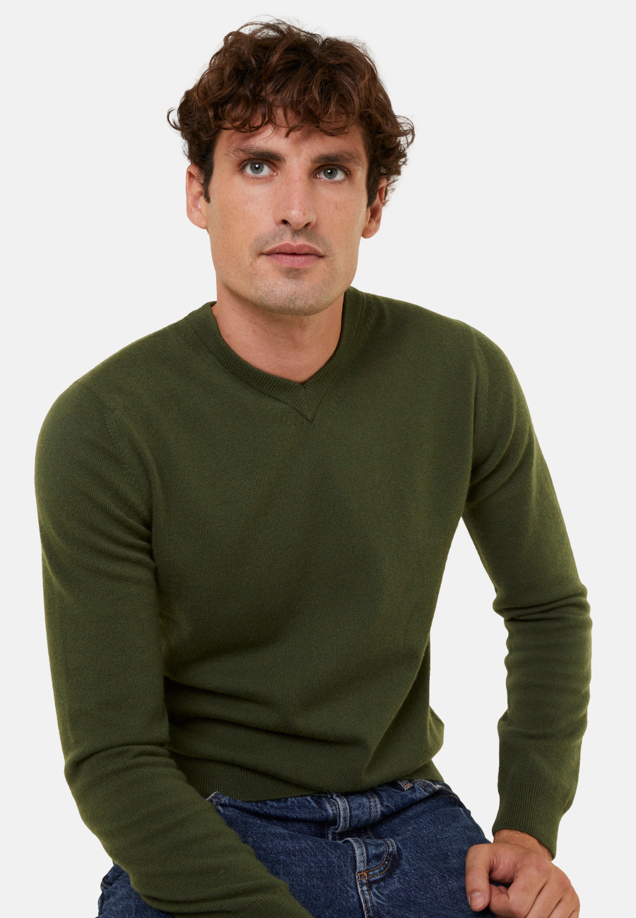 Pull col V en cachemire - Evann
