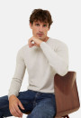 Pull col V en cachemire - Evann 7852 celadon - 94 Vert amande