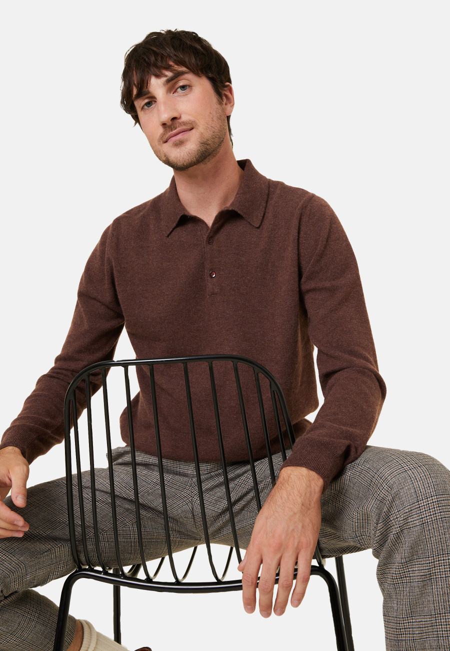 Cashmere polo neck sweater - Emerson