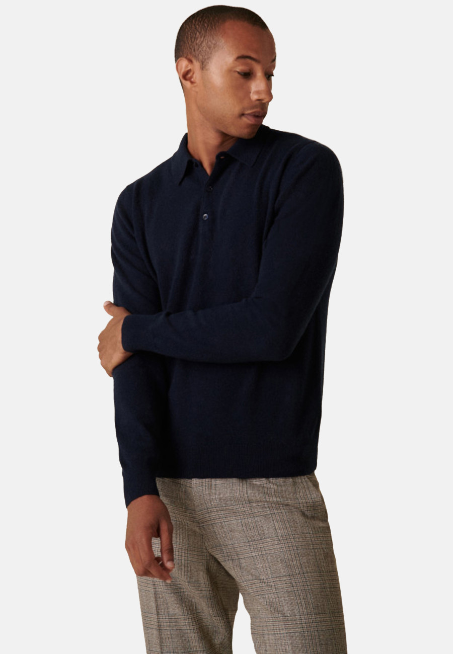 Pull col polo en cachemire - Emerson