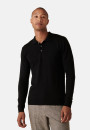 Polo neck sweater with logo in merino wool - Eni