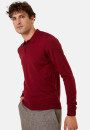 Pull col polo avec logo en laine mérinos - Eni