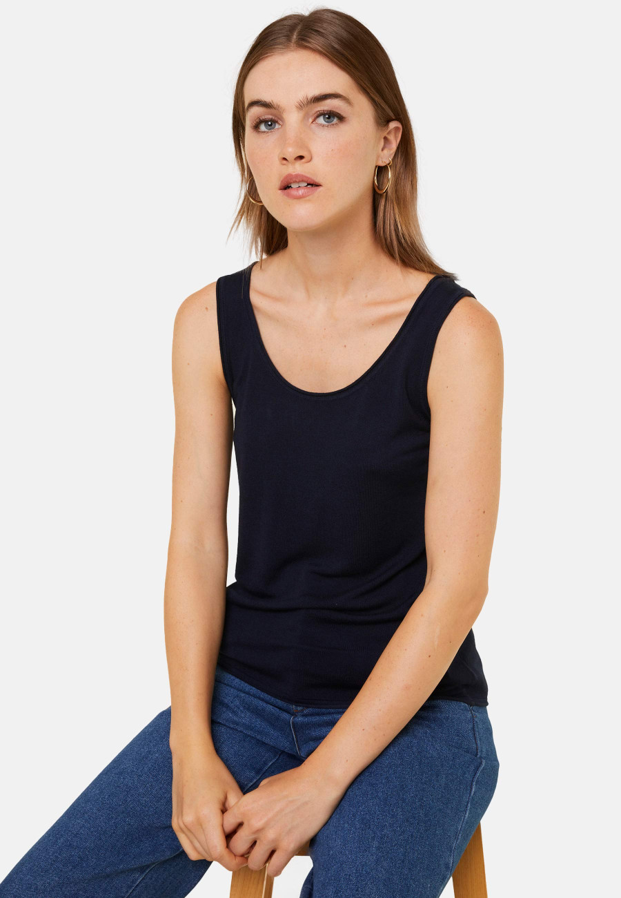 Bamboo cashmere tank top - Aetim