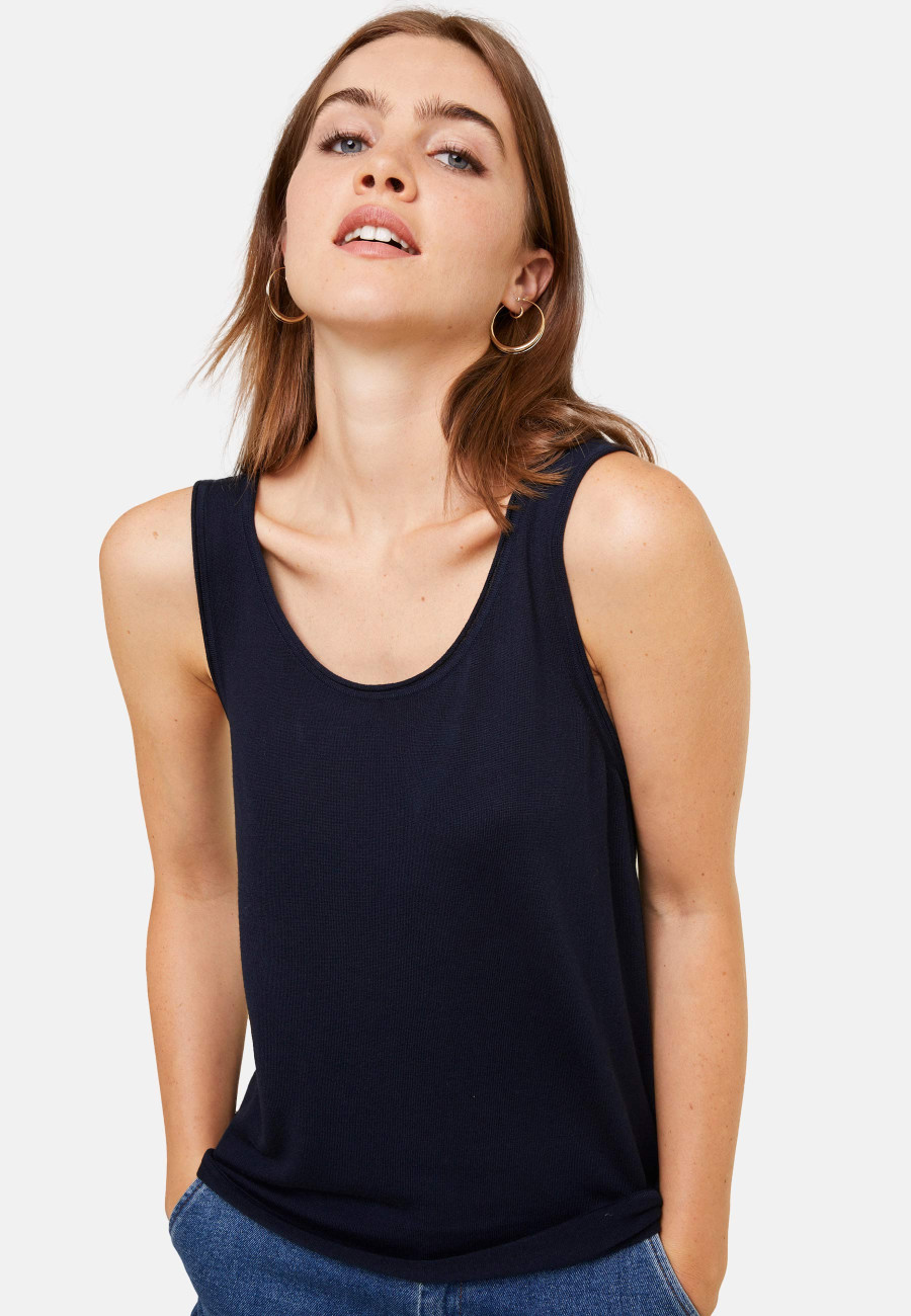 Bamboo cashmere tank top - Aetim