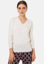 Pull col V en laine mérinos - Arya 7882 prune - 18 Violet foncé