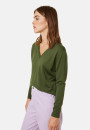 Pull col V en laine mérinos - Arya 7882 prune - 18 Violet foncé