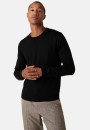Crew neck sweater with logo in merino wool - Eddie