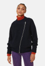 Veste zippée col rond en laine et cachemire - Gwenn 7840 marine - 05 Bleu marine
