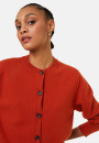 Cashmere round neck buttoned cardigan - Ari