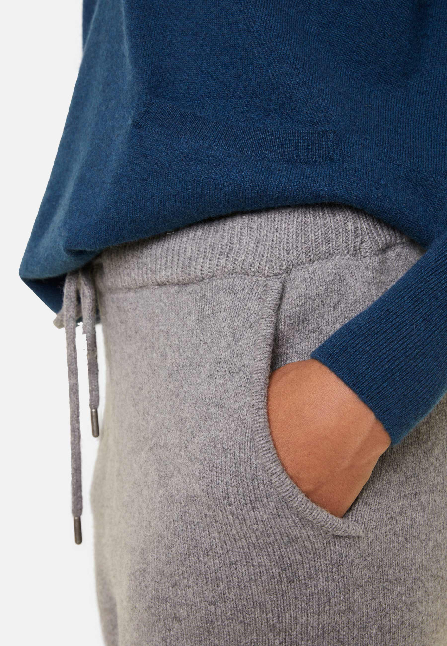 Jogger à poches en cachemire recyclé et laine - Anka