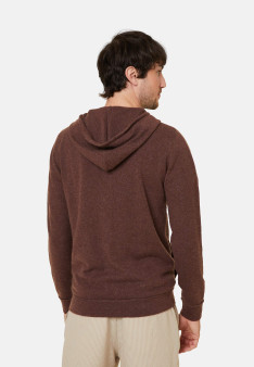 Gilet zippé à capuche en cachemire - Bradley