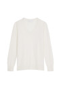 Pull col V en cachemire - Abel 7852 celadon - 94 Vert amande