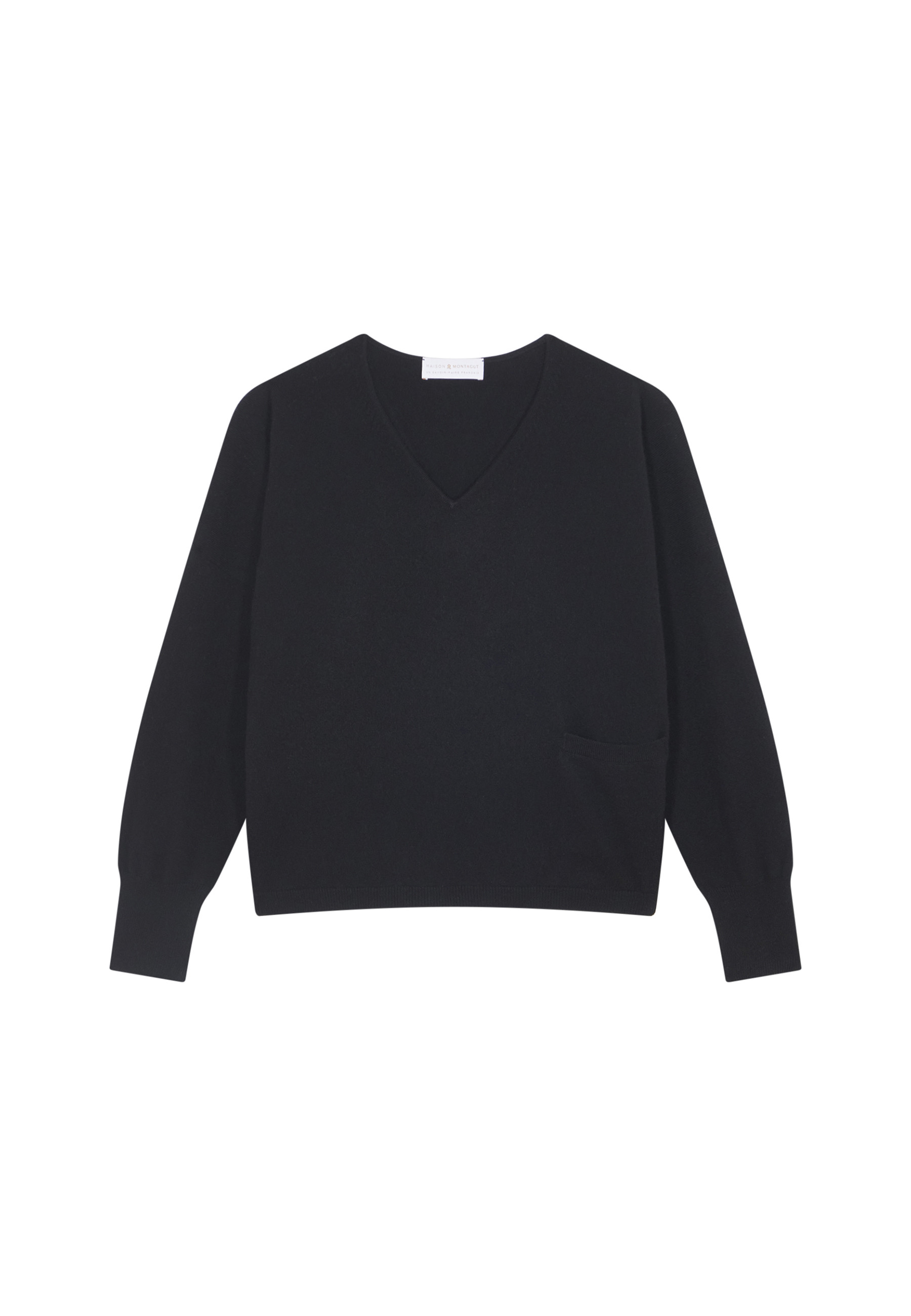 Pull court en cachemire avec poche - Balba 7870 ecureuil - 92 Rouille