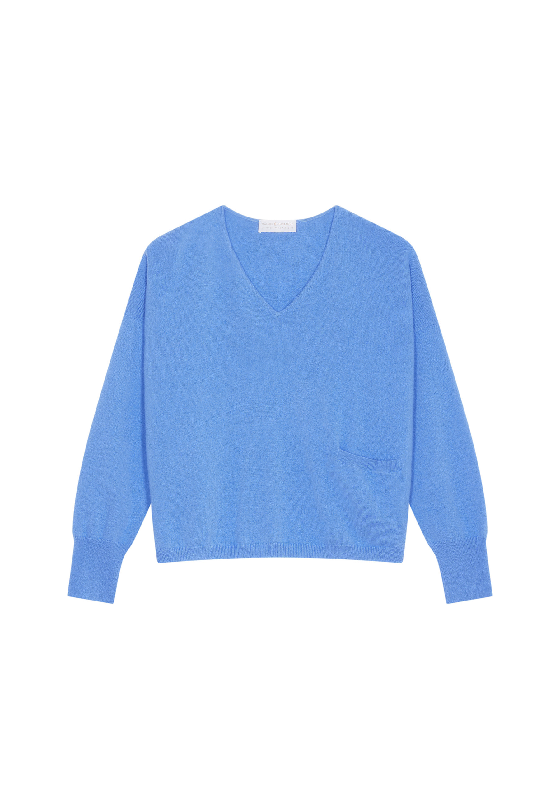 Pull court en cachemire avec poche - Balba 7870 ecureuil - 92 Rouille