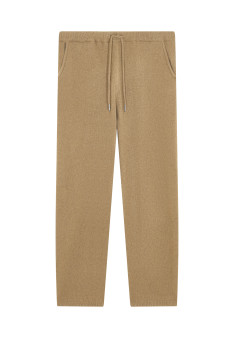 Joggers with pockets in recycled cashmere and wool - Anka