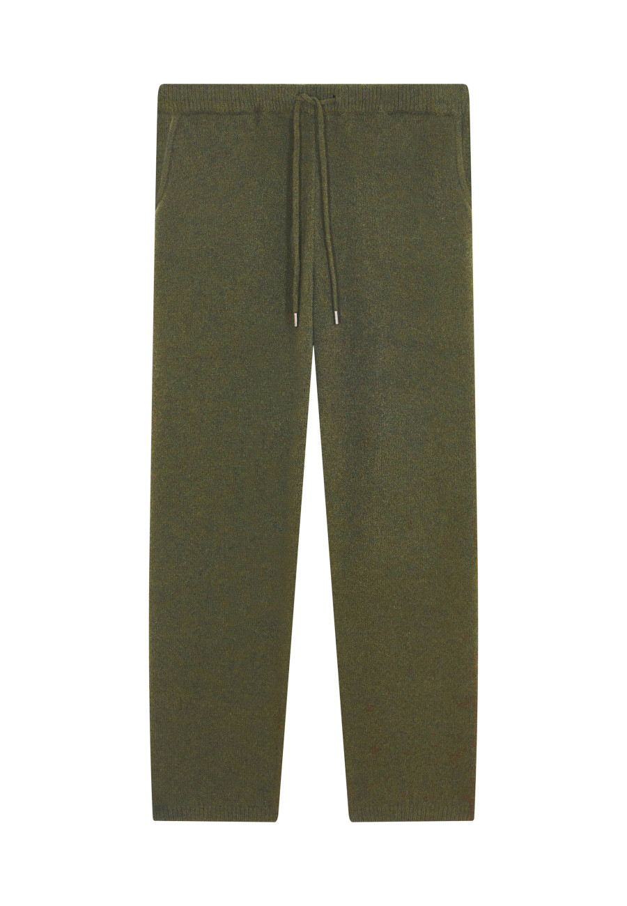Joggers with pockets in recycled cashmere and wool - Anka