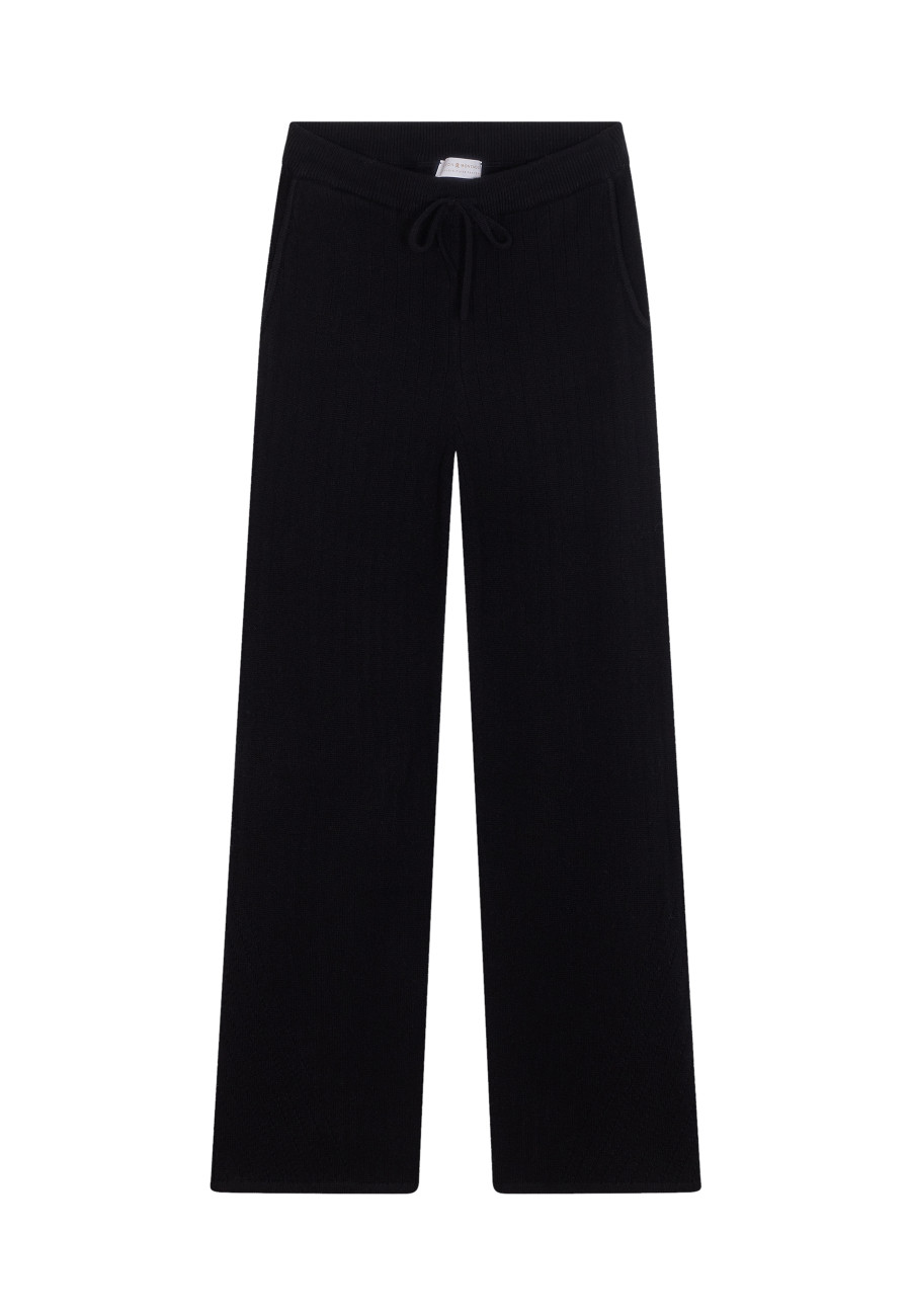 Pantalon fluide en laine et cachemire - Galya