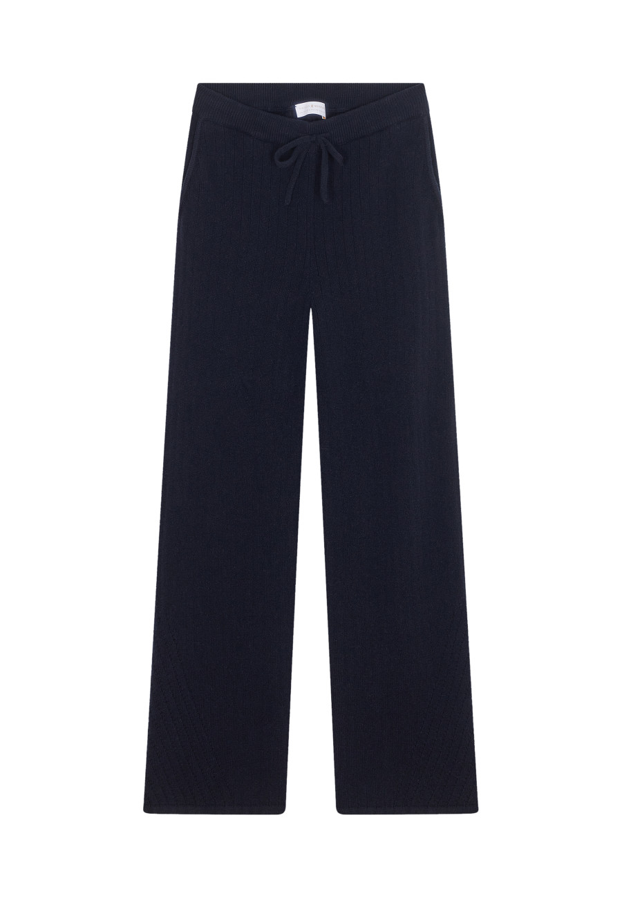 Pantalon fluide en laine et cachemire - Galya