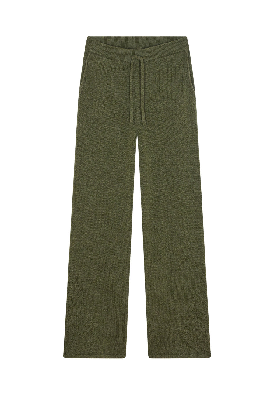 Pantalon fluide en laine et cachemire - Galya