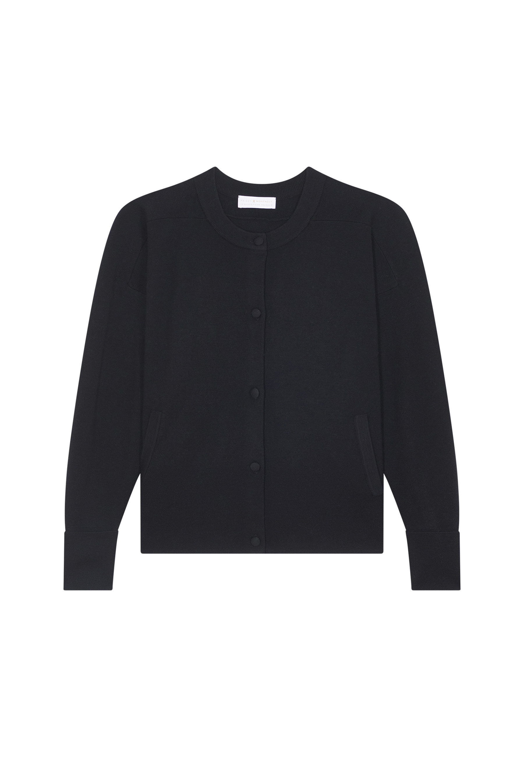 Veste boutonnée à poches en laine mérinos - Gaspard