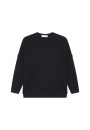 Pull ample col rond en laine mérinos - Guerande 7850 foret - 83 Kaki
