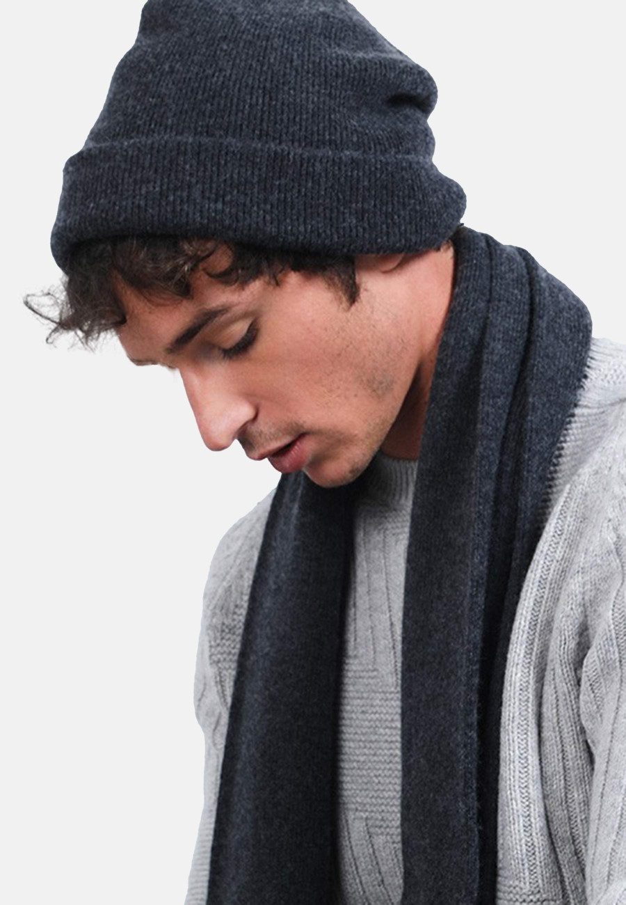 Bonnet en cachemire - Oly 6610 noir - 01 Noir