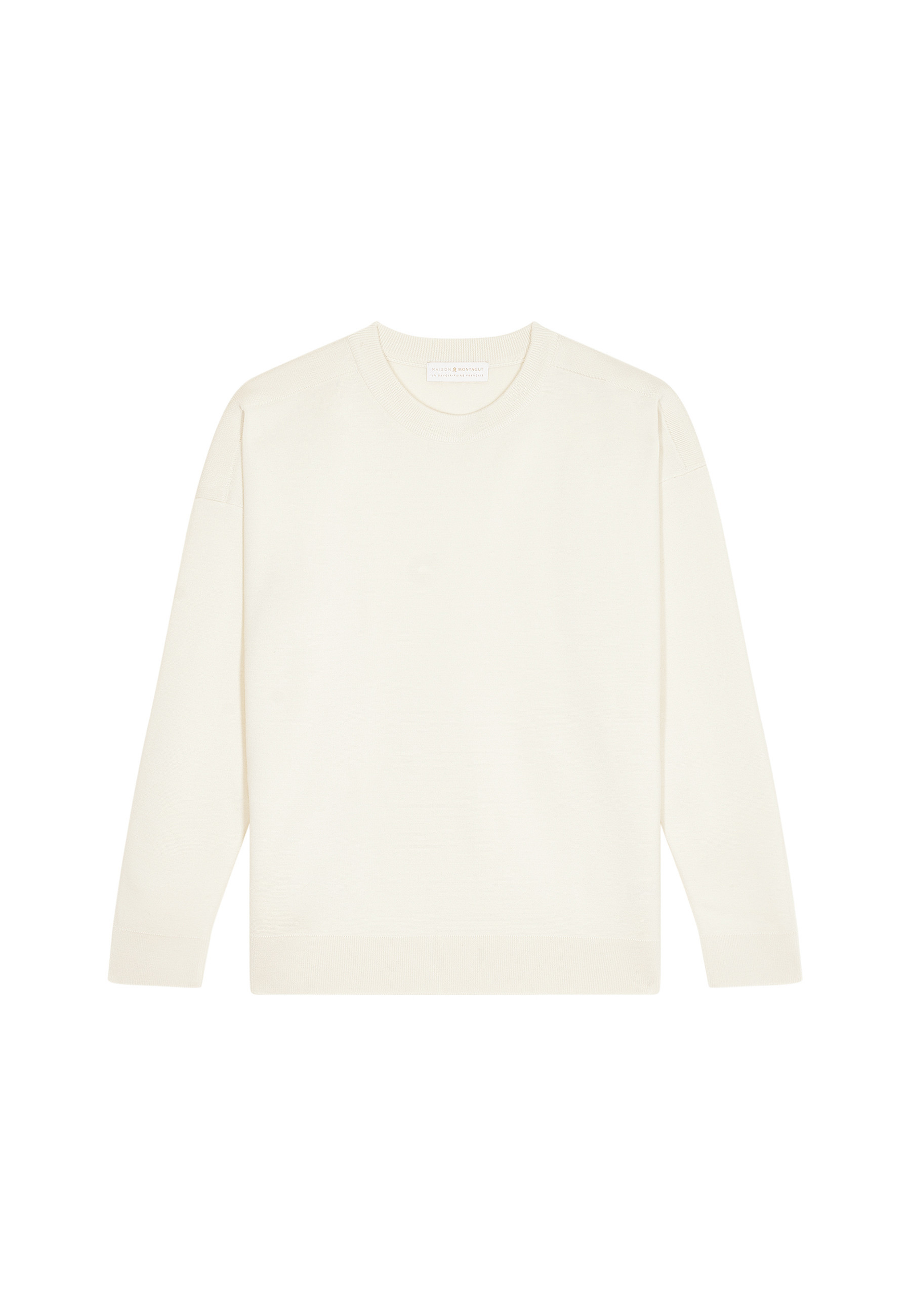 Pull ample col rond en laine mérinos - Felix 7840 marine - 05 Bleu marine